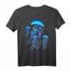 Meeresqualle Qualle Medusa Ohrenqualle Nesseltier Meerestier T-Shirt – Perfektes Geschenk für Meeresliebhaber, Meeresforscher & Tierfreunde