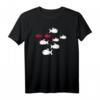 Fische T-Shirt mit buntem Fischmotiv für Aquarium- und Taucherfans – Klassisch geschnitten, doppelt genähter Saum