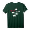 Fische T-Shirt mit buntem Fischmotiv für Aquarium- und Taucherfans – Klassisch geschnitten, doppelt genähter Saum