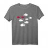 Fische T-Shirt mit buntem Fischmotiv für Aquarium- und Taucherfans – Klassisch geschnitten, doppelt genähter Saum