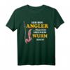 Lustiges Angler T-Shirt - Willst du meinen Wurm sehen? Geschenkidee für Fischer, Angler & Männer zum Geburtstag oder Weihnachten