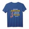 Lustiges Angler T-Shirt - Willst du meinen Wurm sehen? Geschenkidee für Fischer, Angler & Männer zum Geburtstag oder Weihnachten