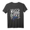 Angel T-Shirt Küss meinen Barsch – Humorvolles Fisch-Design für Angler und Fischer, Perfekt für Seen und Flüsse