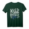 Angel T-Shirt Küss meinen Barsch – Humorvolles Fisch-Design für Angler und Fischer, Perfekt für Seen und Flüsse