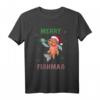 Merry Fishmas Fisch Weihnachten Angler Geschenk T-Shirt – Lustiges Fischer Outfit für Weihnachten, Nikolaus & Weihnachtsfeiern