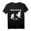 Raben fangen Christen Fisch - Asatru T-Shirt mit Odin & Thor Motiv für Heiden, Wikinger & Viking Metal Fans