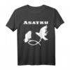 Raben fangen Christen Fisch - Asatru T-Shirt mit Odin & Thor Motiv für Heiden, Wikinger & Viking Metal Fans