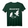 Raben fangen Christen Fisch - Asatru T-Shirt mit Odin & Thor Motiv für Heiden, Wikinger & Viking Metal Fans