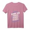 Lustiges Damen Angeln T-Shirt mit V-Ausschnitt – Perfektes Fischer Geschenk für Freundinnen & Kollegen