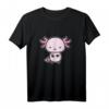 Axolotl Inside Pocket Watching You - Lustiges Axolotl T-Shirt als Geschenk für Wasserliebhaber, Kinder und Erwachsene