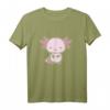Axolotl Inside Pocket Watching You - Lustiges Axolotl T-Shirt als Geschenk für Wasserliebhaber, Kinder und Erwachsene