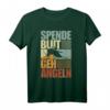 Herren SPENDE BLUT GEH ANGELN T-Shirt - Lustiges Angelsport Geschenk für Fischer & Angler mit Angelschein