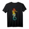Retro Seepferdchen T-Shirt Geschenk für Meerestierliebhaber, Angler & Taucher - Perfekt zu Weihnachten & Geburtstag
