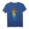 Retro Seepferdchen T-Shirt Geschenk für Meerestierliebhaber, Angler & Taucher - Perfekt zu Weihnachten & Geburtstag