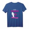 Lustiges Angel Shirt Damen & Mädchen - Fisch Motiv Geschenk für Angler, Fischer & Angelvereinsmitglieder zu Weihnachten, Geburtstag & Feiertagen