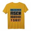 Herren FISCH RÄUCHERN ANGEL ANGLER T-Shirt - Witziges Geschenk für Angler, die selber Räuchern, ideal für Hobbyfischer
