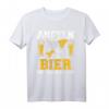 Angeln & Bier darum bin ich hier - Lustiges Angel & Bier T-Shirt für Angler, Fischer & Bootsangler, ideales Geschenk für Freunde & Familie
