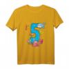 Kinder Geburtstags T-Shirt für 5 Jahre - Lustiges Meerestiere Design für Jungen und Mädchen zum Geburtstag, Kindergarten & Schule