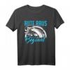 Herren Rute Raus Der Spass Beginnt - Lustiges Angler T-Shirt für Geburtstag, Vatertag & Angelreisen