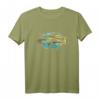 Aquarell Fisch T-Shirt - Kunstvolles Meereslebewesen Design im klassischen Schnitt