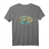 Aquarell Fisch T-Shirt - Kunstvolles Meereslebewesen Design im klassischen Schnitt