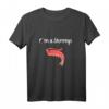 Shrimp Garnelen Fisch Lobster Kostüm für Fasching - Lustiges Meeresfrüchte Shirt, klassisch geschnitten, doppelt genähter Saum