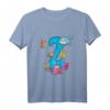 Kinder 2. Geburtstag Fische T-Shirt – Lustiges Meerestiere Geburtstagsoutfit für Jungen und Mädchen, tolles Geschenk für 2-Jährige