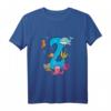 Kinder 2. Geburtstag Fische T-Shirt – Lustiges Meerestiere Geburtstagsoutfit für Jungen und Mädchen, tolles Geschenk für 2-Jährige