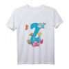 Kinder 2. Geburtstag Fische T-Shirt – Lustiges Meerestiere Geburtstagsoutfit für Jungen und Mädchen, tolles Geschenk für 2-Jährige