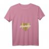 Damen HapFrog T-Shirt - Liebe, Gefühl, Herz, Freizeit, Gold mit V-Ausschnitt