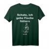 Lustiges Angler T-Shirt mit Spruch 'Schatz ich gehe Fische füttern' – Perfekt für Hobbyangler und Fischerei-Fans