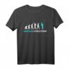 Angler Evolution Fischer Geschenkidee T-Shirt - Lustiges Angelmotiv für Männer, Frauen, Kinder & Jugendliche als Weihnachts- oder Nikolausgeschenk