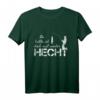 Geschenk Vater Angeln Spruch T-Shirt - Lustiges Hecht Motiv für Angler, perfekt für Weihnachten, Herrentag & Angeltrip