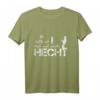 Geschenk Vater Angeln Spruch T-Shirt - Lustiges Hecht Motiv für Angler, perfekt für Weihnachten, Herrentag & Angeltrip