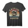 Vintage Catfish Hunter Welsangeln Angler T-Shirt – Perfektes Geschenk für Welsfischer und Angelpartner