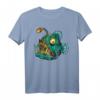 Kinder Cartoon Fisch I Seeteufel I Anglerfisch I Fischer T-Shirt – Perfektes Geschenk für Kindergeburtstag, Weihnachten & Kindertag