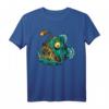 Kinder Cartoon Fisch I Seeteufel I Anglerfisch I Fischer T-Shirt – Perfektes Geschenk für Kindergeburtstag, Weihnachten & Kindertag