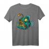 Kinder Cartoon Fisch I Seeteufel I Anglerfisch I Fischer T-Shirt – Perfektes Geschenk für Kindergeburtstag, Weihnachten & Kindertag