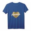 HapFrog T-Shirt mit Herz, Liebe & Gold - Klassisch geschnitten, sentimentale Geschenkidee für Männer