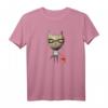 Kreatives Katzen Design: Katze stiehlt Fisch T-Shirt – Lustiges Tiermotiv für Katzen- und Fischfreunde als stylisches Geschenk
