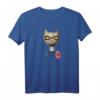 Kreatives Katzen Design: Katze stiehlt Fisch T-Shirt – Lustiges Tiermotiv für Katzen- und Fischfreunde als stylisches Geschenk