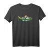 Artistic Trout Nature & Outdoor Fisch & Fishing Grafik T-Shirt – Perfekt für Angler, Wanderer & Naturfreunde im Vintage Hipster Style