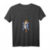 Damen Sternbild T-Shirt mit V-Ausschnitt im Sternzeichen Fische - Stylisches astrologisches Design