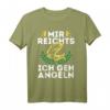 Mir Reichts Ich Geh Angeln Forelle Angelrute T-Shirt – Perfektes Geschenk für Fischer, Angler & Männer zum Geburtstag, Ostern & Weihnachten