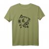 Karpfen Angel T-Shirt für Männer und Frauen - Street Art Style, lustiges Geschenk für Angler, Party & Anlass