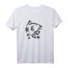 Karpfen Angel T-Shirt für Männer und Frauen - Street Art Style, lustiges Geschenk für Angler, Party & Anlass