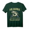 50 Jahre Toller Hecht Papa Vatertag Opa Geburtstag Angler T-Shirt - Witziges Vintage Motiv für Angler und Fischliebhaber