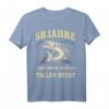 50 Jahre Toller Hecht Papa Vatertag Opa Geburtstag Angler T-Shirt - Witziges Vintage Motiv für Angler und Fischliebhaber