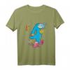 Kinder Geburtstags T-Shirt mit Fischen für 4 Jahre – Lustiges Meerestiere Outfit für Jungen und Mädchen zum Geburtstag, Kindergarten und Schule