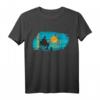 Kasachstan Flagge für Kasache Fischer T-Shirt - Lustiges Motiv für Fischer, Kasachstan-Emigranten & Nationalstolz